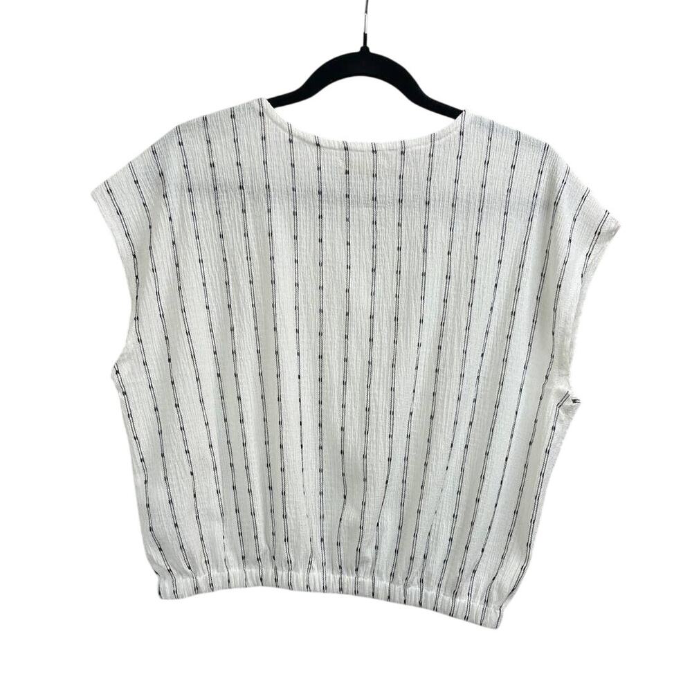 NWT Madewell‎ Boho White Sleeveless Top Women’s Size Small - Picture 5 of 7